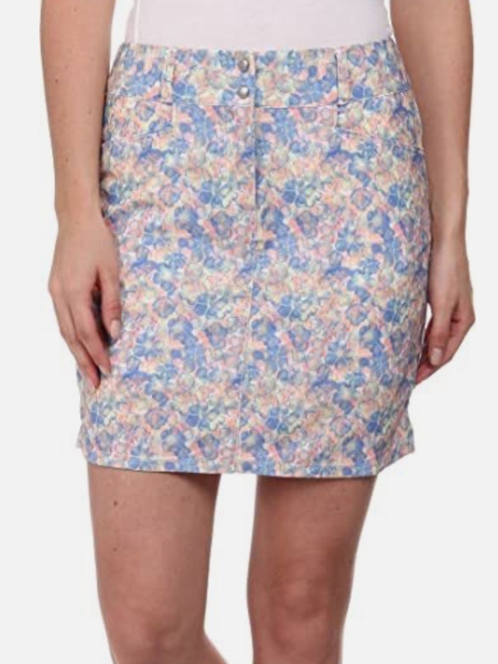 Adidas originals size 14 Pastel multi Floral tennis golf skort three striped